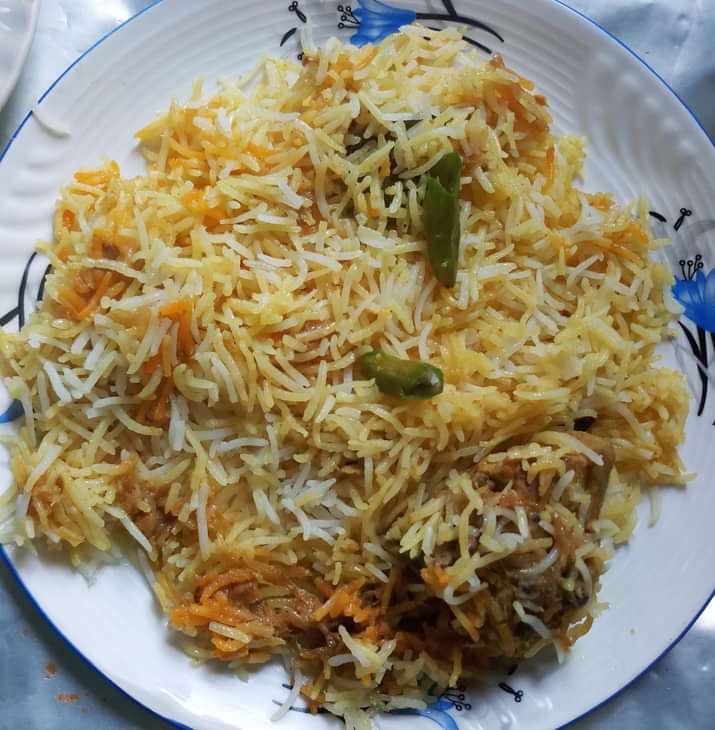 Homemade Hyderabadi Biryani