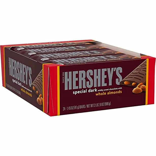 Hershey's Special Dark Mildly Sweet Chocolate with Whole Almonds