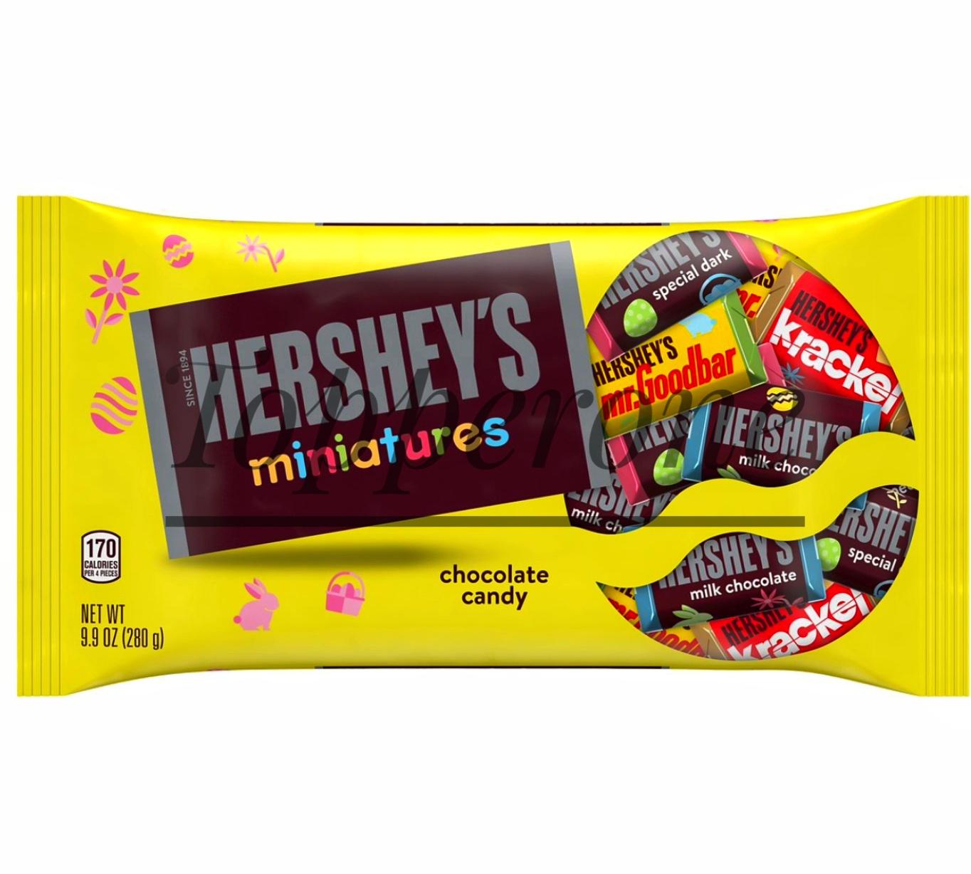Hershey's Miniatures Chocolate Candy 280gm with Yellow color packet