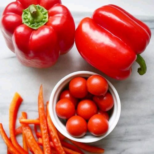 Tomato cultivation in a container